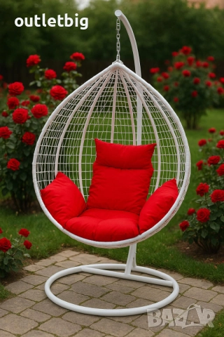 Люлка градинска висяща люлка тип гнездо,яйце–Промоция