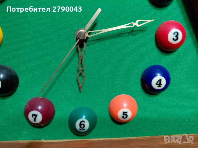 билярд часовник , снимка 3 - Статуетки - 52907637