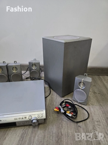 Аудио система. DVD е Panasonic. Колонките и буфера PHILIPS, снимка 2 - Аудиосистеми - 53412705