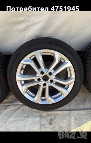 Джанти с Гуми 225 50 17 Ауди, снимка 4 - Гуми и джанти - 53799575