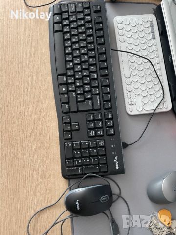 Клавиатура + мишка - Комплект Logitech MK120, снимка 1 - Клавиатури и мишки - 46144775