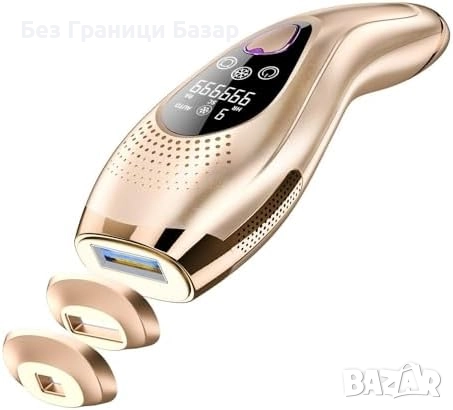 Нов 3 в 1 IPL епилатор с охлаждане – лице, тяло, подмладяване на кожата, снимка 2 - Други - 52077125