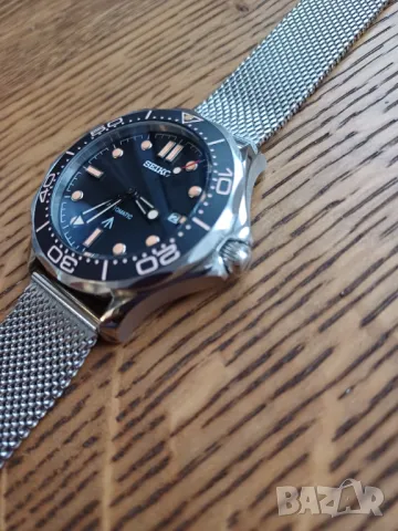 Seiko Seamaster James Bond, automatic mod, 200m, бартер, снимка 3 - Мъжки - 48426682