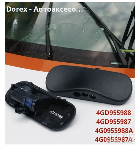 Комплект дюзи за чистачки с подгряване за Audi A3-А8 ,Q3,5,7, TT