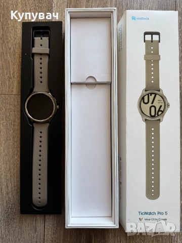 Смарт часовник Mobvoi TicWatch Pro 5, снимка 3 - Мъжки - 53811729