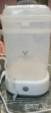 CANGAROO Електрически стерилизатор PRESTO СИВ + сушилник за бебешки принадлежности kikka boo, снимка 5 - Стерилизатори - 52028364