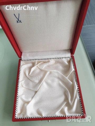 2бр Meissen чинии 10см/Майсен порцеланова чиния в кутия, снимка 7 - Други - 53950087