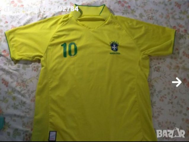 Две футболни тениски Бразилия, Brasil,Ronaldinho, Роналдиньо , снимка 7 - Фен артикули - 32525910