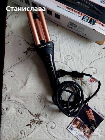 Ретро преса Rowenta Waves Addict, снимка 3 - Преси за коса - 54155182