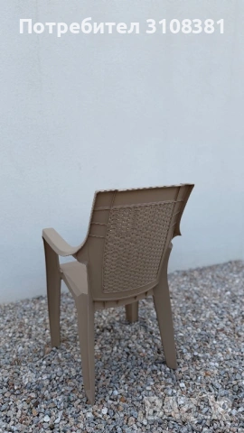 градински пластмасов стол, снимка 4 - Градински мебели, декорация  - 54247657