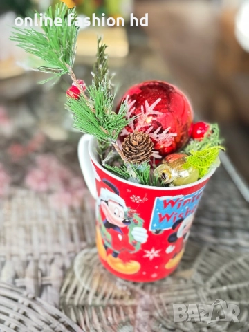 Коледна чаша, снимка 2 - Чаши - 52512510