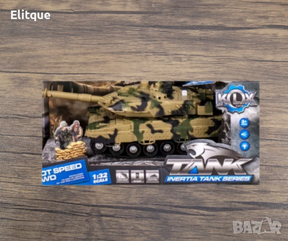 Детски инерционен танк със звук и светлина, снимка 4 - Други - 52745018