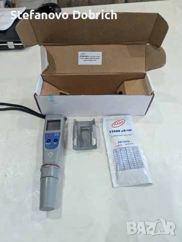 Тестер за вода Уред за измерване на PH и температура, модел Adwa AD11