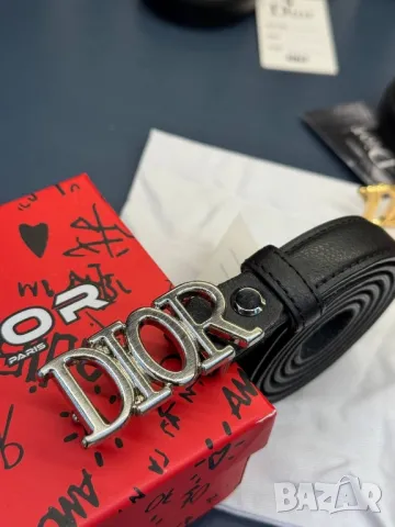 колани от естествена кожа в кутия 2см christian dior , снимка 2 - Колани - 50350446