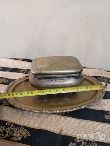 кутия за бижута с поднос арт деко, снимка 4 - Други ценни предмети - 52933770