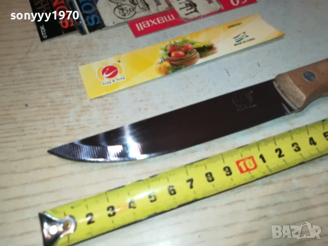 НОЖ С ДЪРВЕНА ДРЪЖКА 1807251046, снимка 2 - Ножове - 51060115