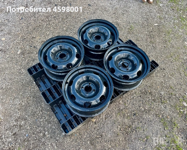 4бр.Оригинални джанти 16цола 4x108 за пикапи Berlingo(2008-2022),Partner(2008-2023), снимка 2 - Гуми и джанти - 54012043