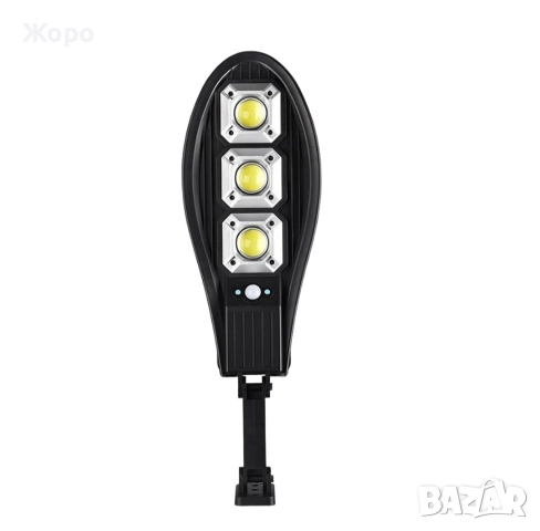 Улична Соларна LED Лампа 1200W с датчик за движение и дистанционно управление+ стойка за монтаж, снимка 9 - Лед осветление - 52736180