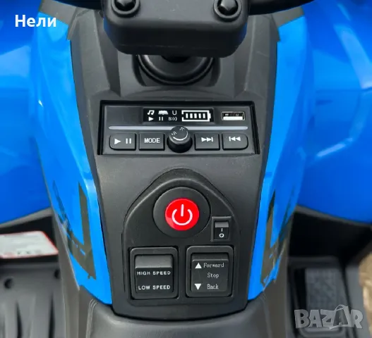 Акумулаторен бъги MINI 4X4 12V,MP3 плейър, с меки гуми и WiFi дистанционно с Кожена седалка, снимка 12 - Електрически играчки - 50269836