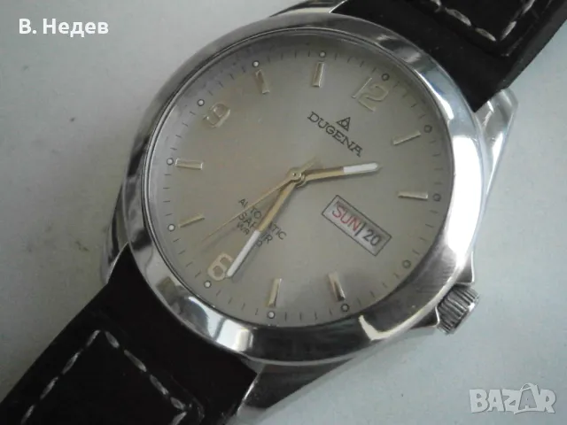 DUGENA, automatic, Saphir, case 39x47 mm, Miyota 8215, ТОП!, снимка 2 - Мъжки - 47650540