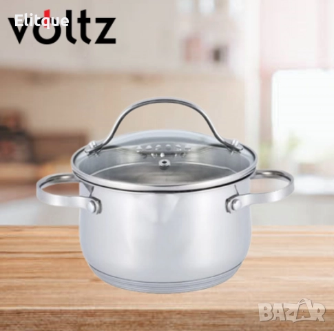 Тенджера Voltz, различна съвместимост, Инокс