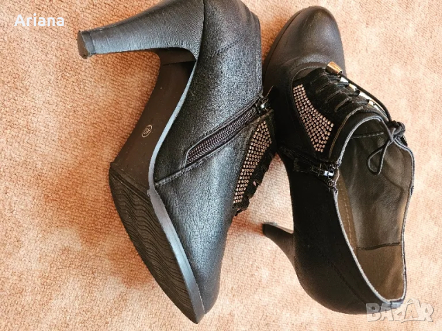 Дам обувки естествена кожа, снимка 3 - Дамски обувки на ток - 48895104