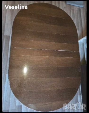 Трапезарна маса разтегателна 132/69/76 см, снимка 9 - Маси - 53304342
