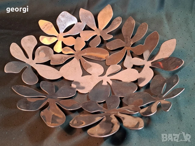 иноксова дизайнерска фруктиера Monika Mulder 34/3, снимка 5 - Аксесоари за кухня - 53932641