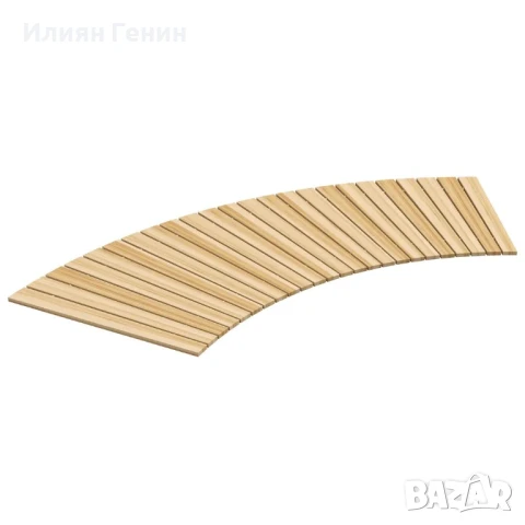 Градинско стъпало Outsunny, устойчиво на атмосферни влияния, смърчова дървесина, 120 x 47 x 1 см