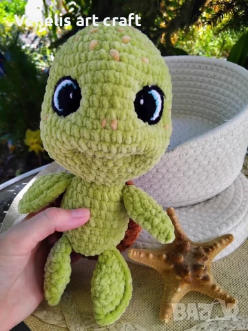 Плетена играчка Костенурка / плетени играчки