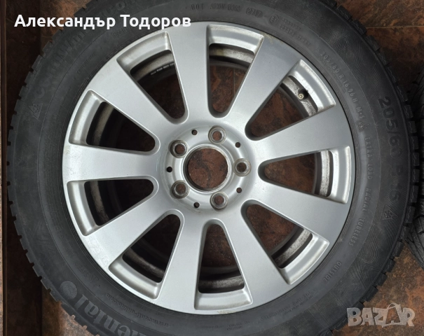 Джанти 16" със зимни гуми за Мерцедес Е класа W212/C класа W204, снимка 2 - Гуми и джанти - 52131099