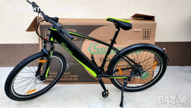 Продавам Електрически Планински велосипед SachsenRad E-Bike , снимка 4 - Велосипеди - 45745763