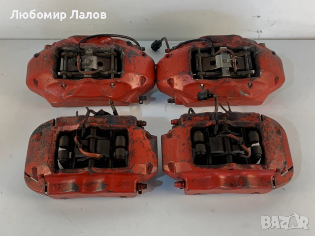 Brembo четири бутални алуминиеви спирачни апарати Vw Touareg I (06-10)г.