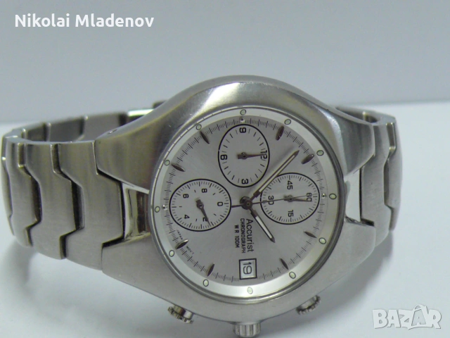 Accurist Chronograph Кварц Мъжки ръчен часовник, работещ, снимка 7 - Мъжки - 53277274