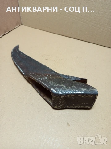 Стар Ръчно Кован Инструмент Тегло 1.300кг., снимка 3 - Антикварни и старинни предмети - 50489271