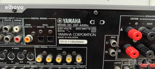 Стерео усилвател Yamaha DSP-A595a, снимка 11 - Ресийвъри, усилватели, смесителни пултове - 46258754