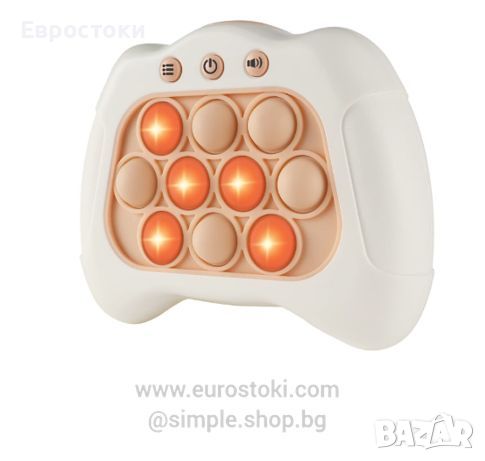 Електронен POP IT, електронна сензорна играчка QUICK PUSH със светлини и звуци, снимка 1 - Музикални играчки - 46144448