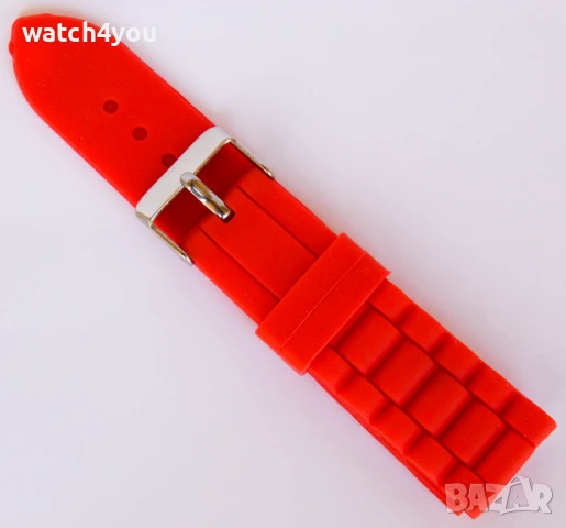 СИЛИКОНОВА ГУМЕНА КАИШКА ЗА CASIO Q&Q ICE WATCH HUAWEI SAMSUNG FOSSIL CANDINO BREITLING SEIKO ORIENT, снимка 4 - Каишки за часовници - 8739673