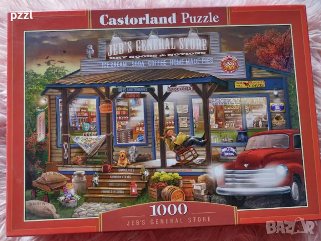 Пъзел "Jeb's General Store" Castroland 1000 части, снимка 1