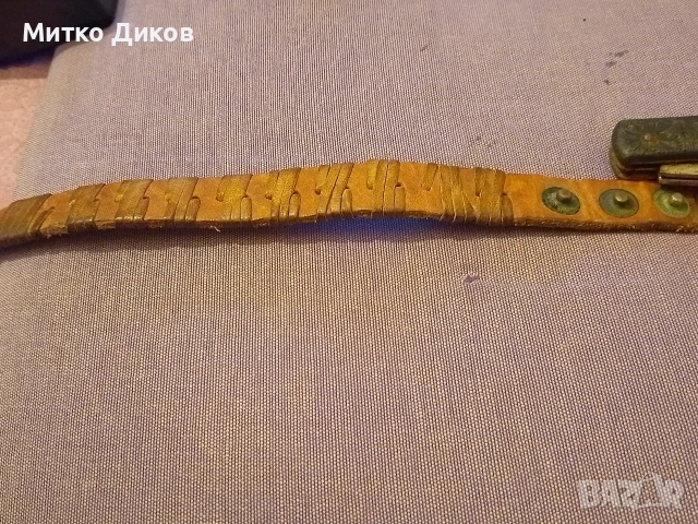 Верижка за ръка естествена кожа три позиции, снимка 3 - Гривни - 53798678