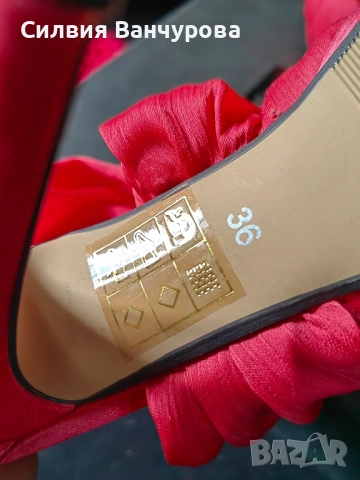 Луксозни Дизайнерски Сандали Stella McCartney, снимка 6 - Дамски обувки на ток - 51857608