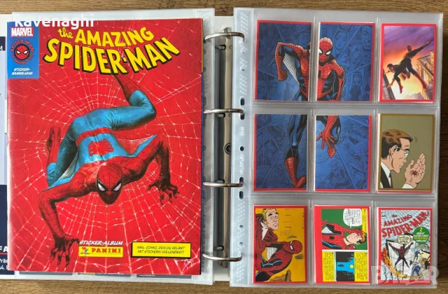 Продавам: Panini колекция The Amazing Spider-Man албум + 192 стикери + 60 карти, снимка 2 - Колекции - 47237289