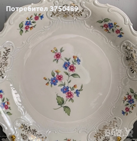 красиво плато в отлично състояние -27 см, снимка 2 - Антикварни и старинни предмети - 52848624