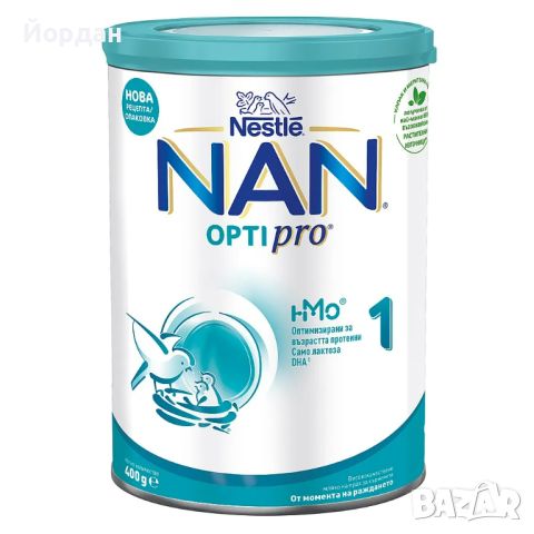 Адаптирано мляко NAN OPTIPRO HM 1 (0-6м) 400Г, снимка 1 - Други - 46402152