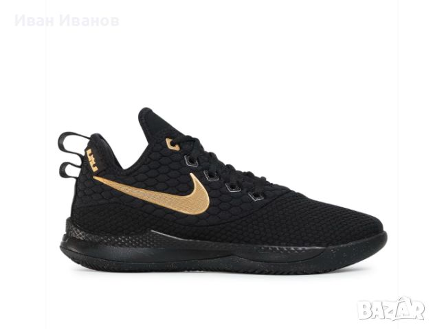 маратонки Nike LeBron Witness 3 'Black Gold'  номер 41,5-42, снимка 1 - Маратонки - 46243322