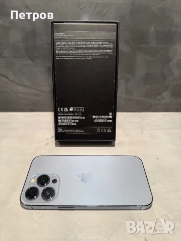 Перфектен Iphone 13 Pro 512 GB Sierra blue, снимка 10 - Apple iPhone - 52805027