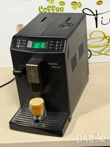Кафемашина кафе автомат Saeco minuto с гаранция, снимка 4 - Кафемашини - 53613653