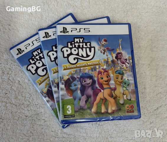 чисто нова My Little Pony A Zephyr Heights Mystery PS5, Малкото Пони