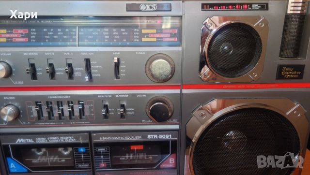 Радиокасетофон ICS STR-5091, снимка 5 - Радиокасетофони, транзистори - 52372382