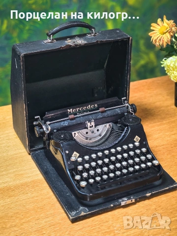 Рядка механична пишеща машина Mercedes Prima, снимка 7 - Антикварни и старинни предмети - 53644890